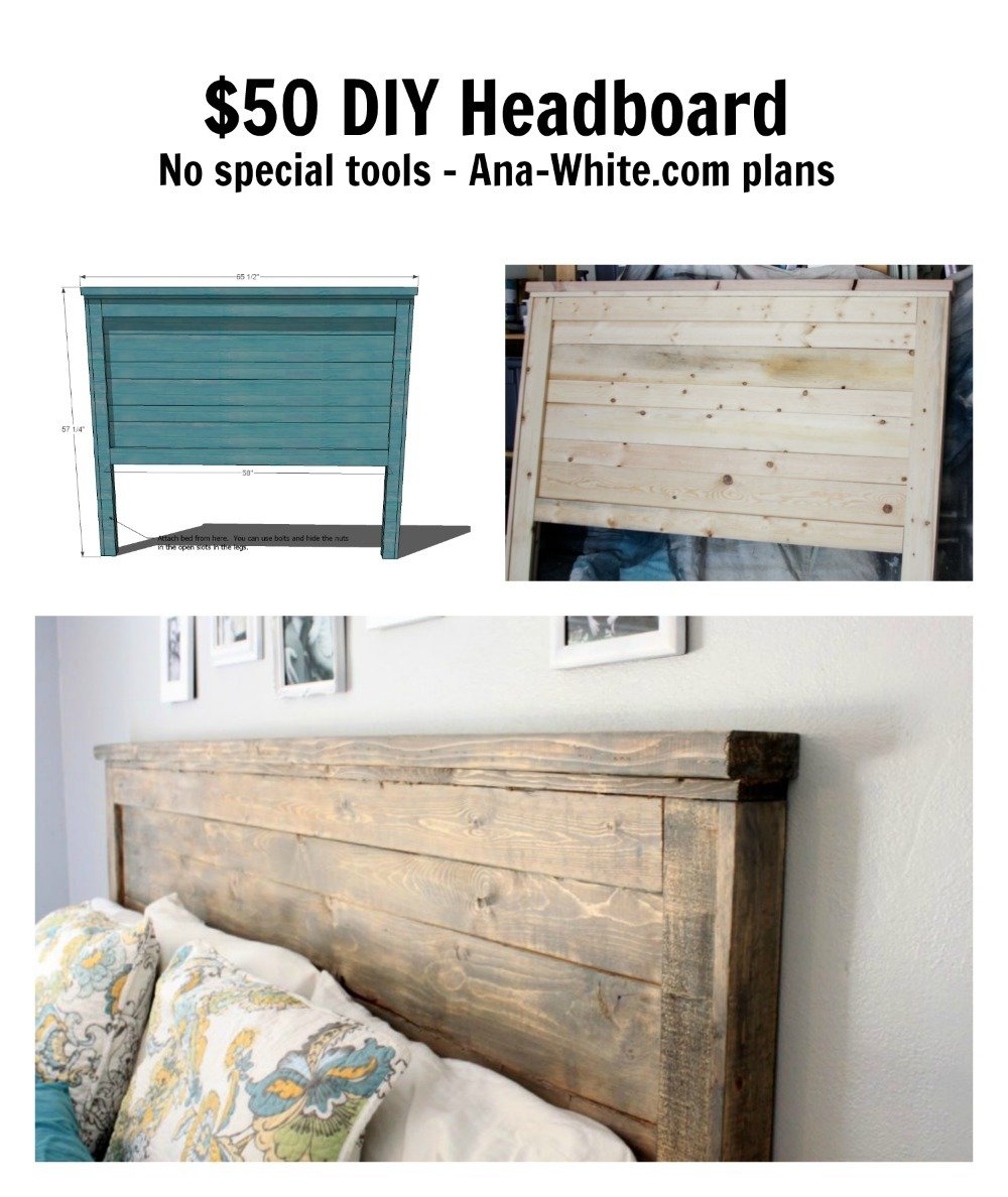 Diy rustic deals headboard